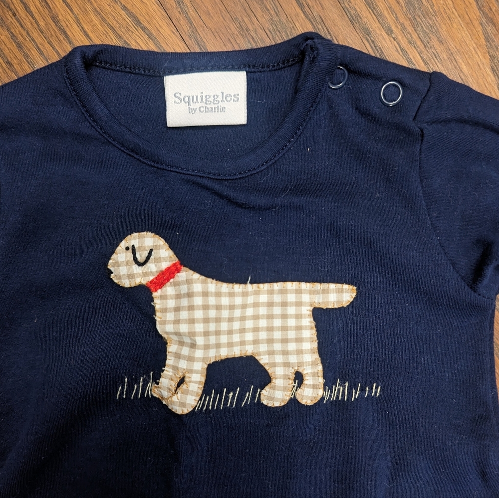 Squiggles Long sleeve coverall baby boy - Picture 2 of 4